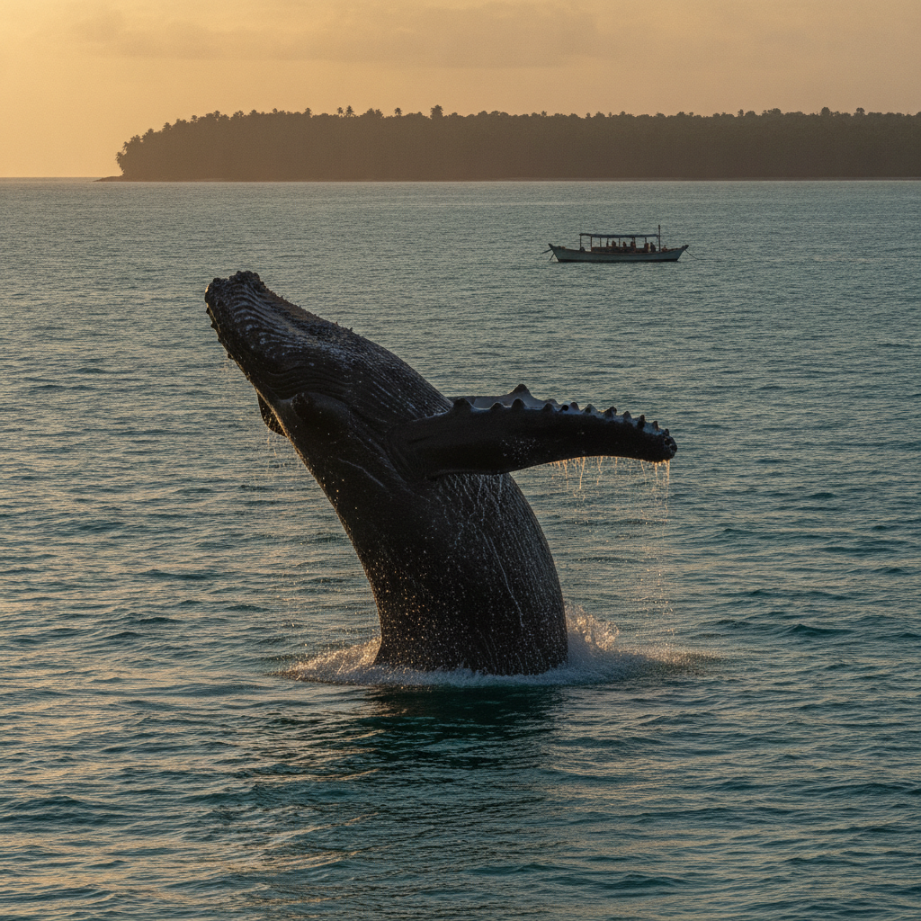 Safari baleines à bosse — Nosy Komba, juillet à octobre